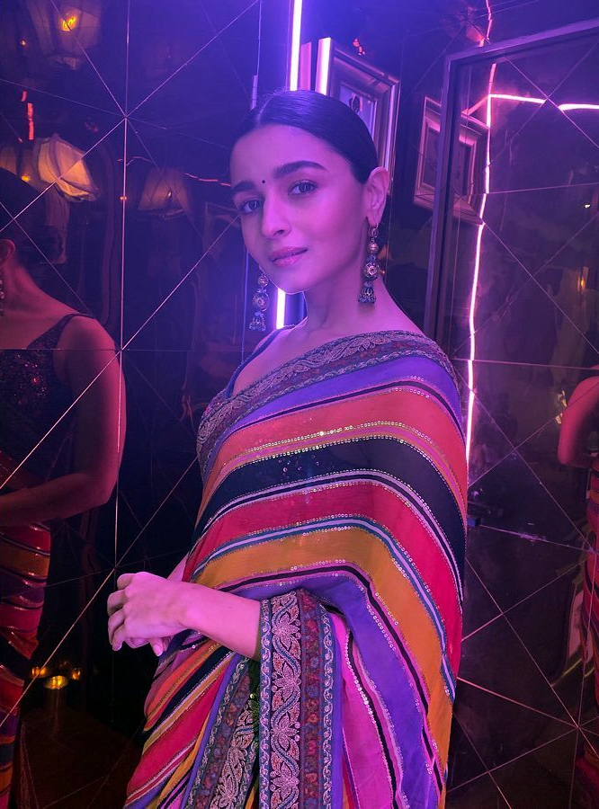 Actress Alia Bhatt, who bagged the award for Best Actor (Female) for Gully Boy at Screen Awards 2019 in Mumbai. by .