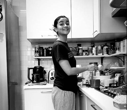Lockdown diaries: Alia Bhatt the baker dishes out a cute kitchen pic. by . 