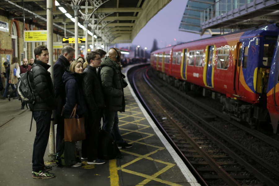 BRITAIN-LONDON-RAILWAY-STRIKE by . 