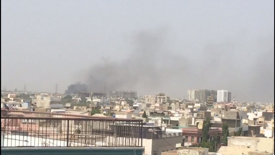 A Pakistan International Airlines (PIA) plane crashed in a residential area in Karachi near the city's Jinnah International Airport on Friday, an official of the flag carrier has confirmed. The crash took place in the city's Model Colony area. PIA spokesperson Abdul Sattar confirmed the crash and added that the flight A-320 was carrying 90 passengers and eight crew members. It was flying from Lahore to Karachi. by . 
