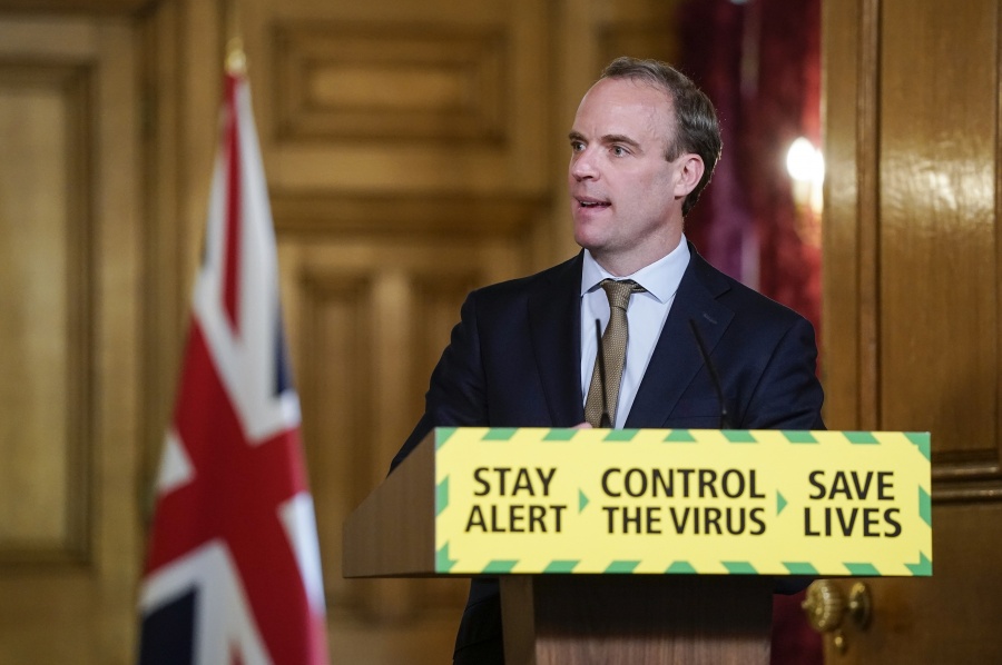 Dominic Raab Digital Covid-19 Press Conference 18/05 by . 
