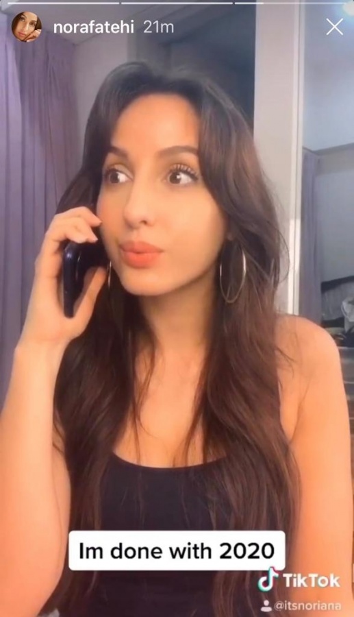 Nora Fatehi is done with year 2020. by .