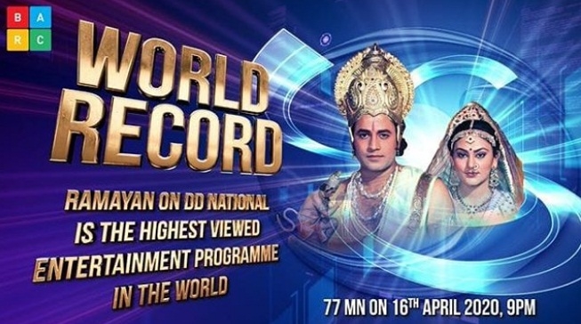 'Ramayan' breaks all records, becomes world's most-watched show. by . 