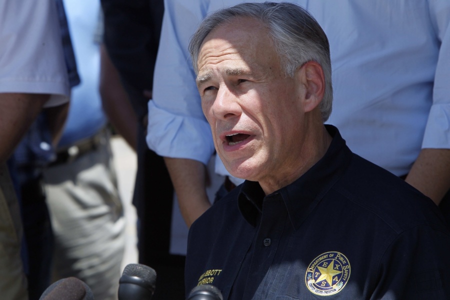 SANTA FE, May 19, 2018 (Xinhua) -- Texas Governor Greg Abbott speaks at a press briefing in Santa Fe, Texas, the United States, May 18, 2018. Ten people were killed and another 10 wounded on Friday when a student armed with a shotgun and a revolver opened fire at a high school in the U.S. state of Texas in the latest incident of gun violence against students. (Xinhua/Steven Song/IANS) by . 