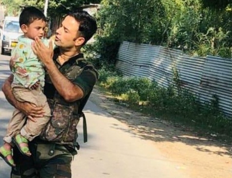 Toddler rescued after watching grandad die in Kashmir terror strike. by .