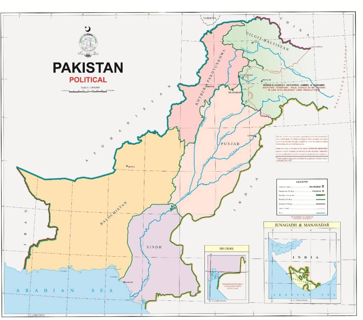 New Pak Map. by . 