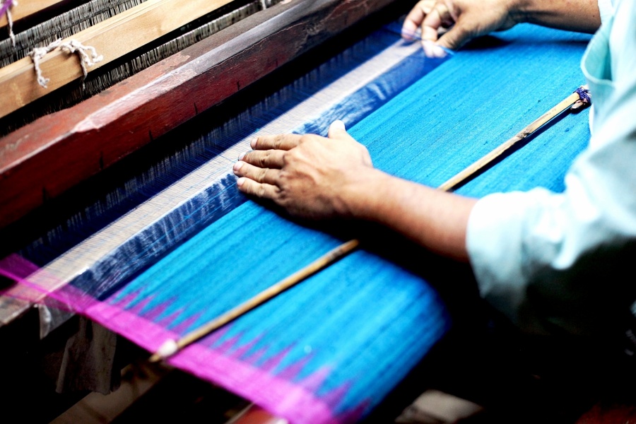 Online handloom exhibition aims at supporting artisans by . 