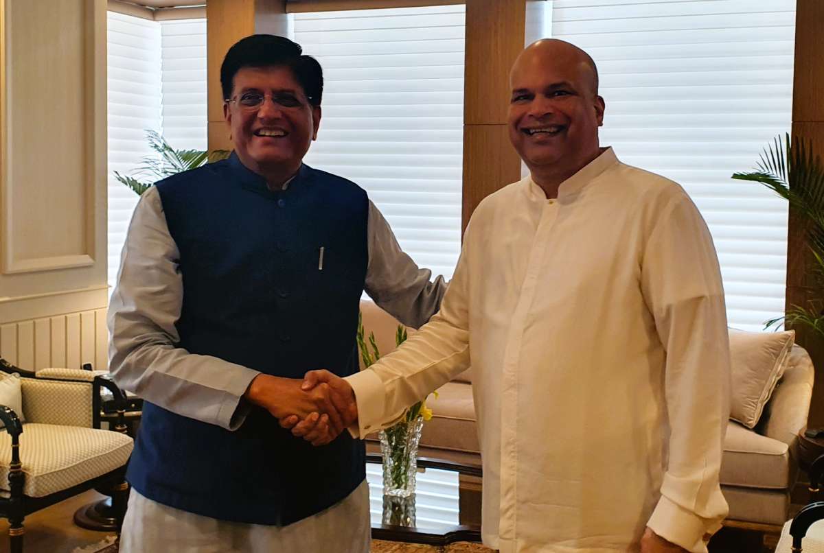 Lankan envoy meets Goyal, discusses economic recovery plans