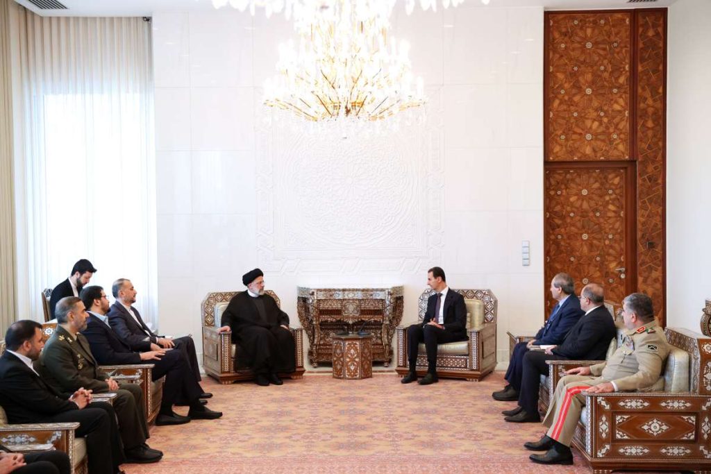 Iranian President Ebrahim Raisi has met President Bashar al-Assad and lauded Syria's victory in emerging from a 12-year conflict