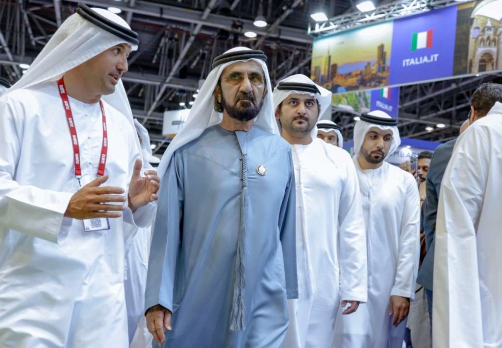 Mohammed bin Rashid tours Arabian Travel Market 2023
