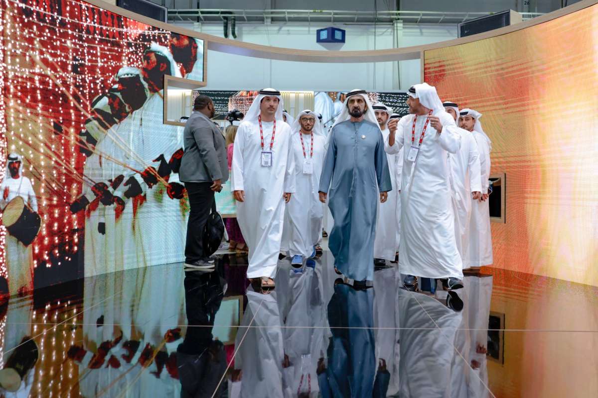 Mohammed bin Rashid tours Arabian Travel Market 2023