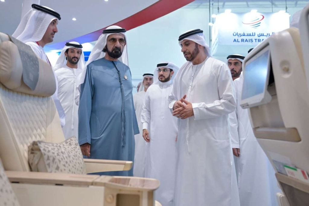 Mohammed bin Rashid tours Arabian Travel Market 2023