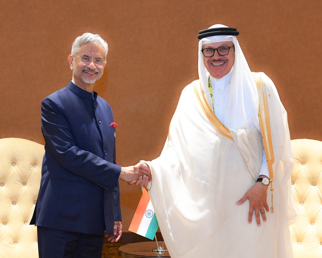 Jaishankar also called on Bahrain's Foreign Minister Dr Abdullatif bin Rashid Al Zayani