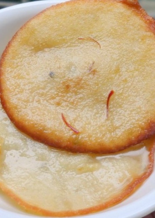 a close up of food