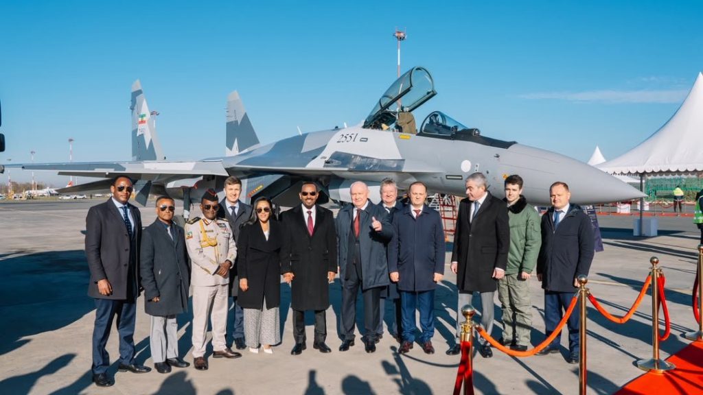 Russia Delivers 12 Su-35 Jets to Ethiopia