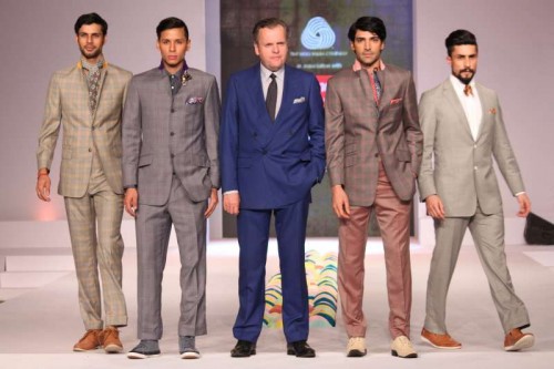 The fashion show by designers Timothy Everest, Rajesh Pratap Singh and Suket Dhir at Australian High Commission in New Delhi recently