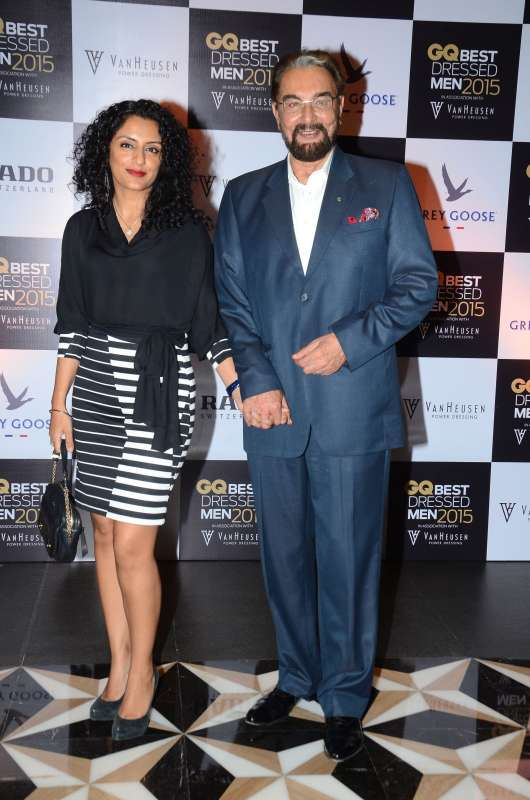 Kabir Bedi with Parveen Dusanj