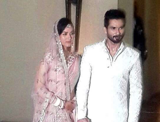 Shahid Kapoor marries Delhi girl Mira Rajput