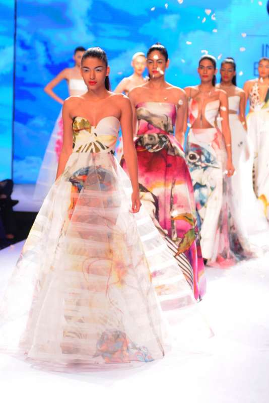 Designer Gauri and Nainika's Show at the BMW India Bridal Fashion Week in New Delhi,