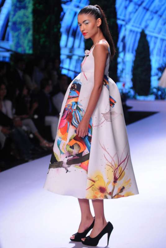 Designer Gauri and Nainika's Show at the BMW India Bridal Fashion Week in New Delhi,