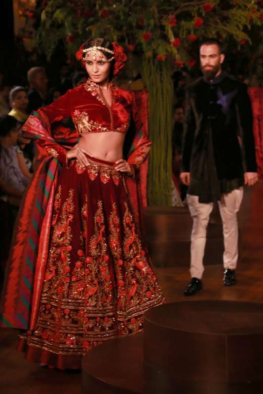 Rohit Bal show at the Amazon India Couture Week 2015, in New Delhi