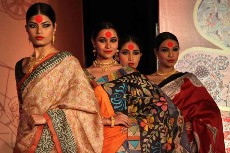 Models showcase fashion designer Santanu Guha Thakurta's creations in Kolkata