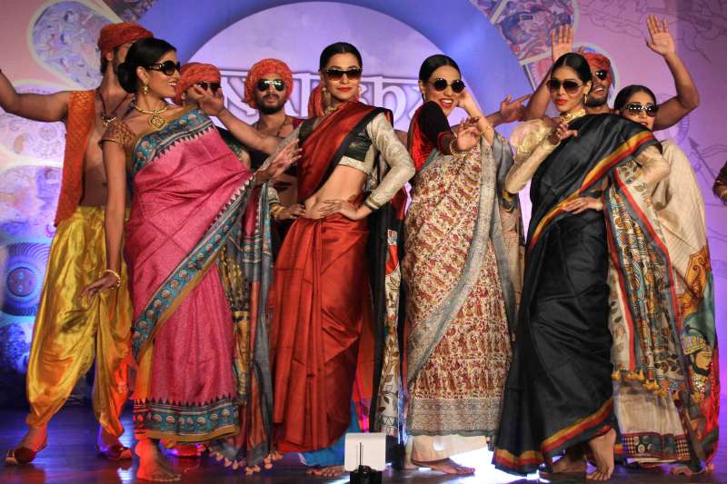 Models showcase fashion designer Santanu Guha Thakurta's creations in Kolkata