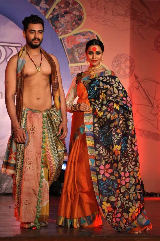 Models showcase fashion designer Santanu Guha Thakurta's creations in Kolkata