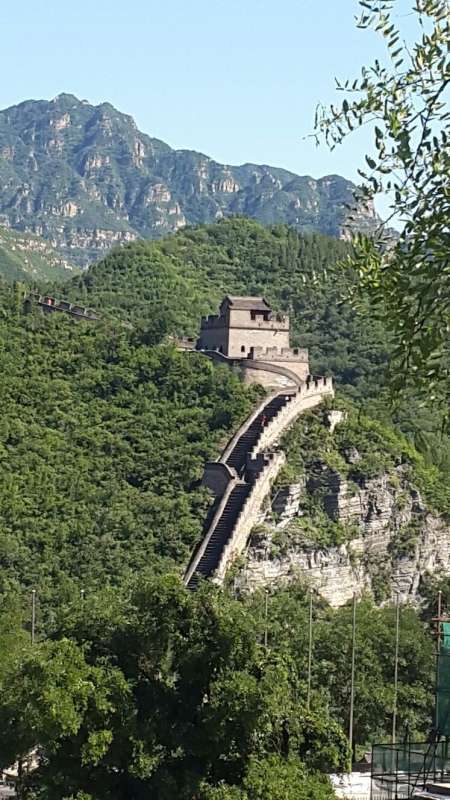 A view of the Great Wall of China