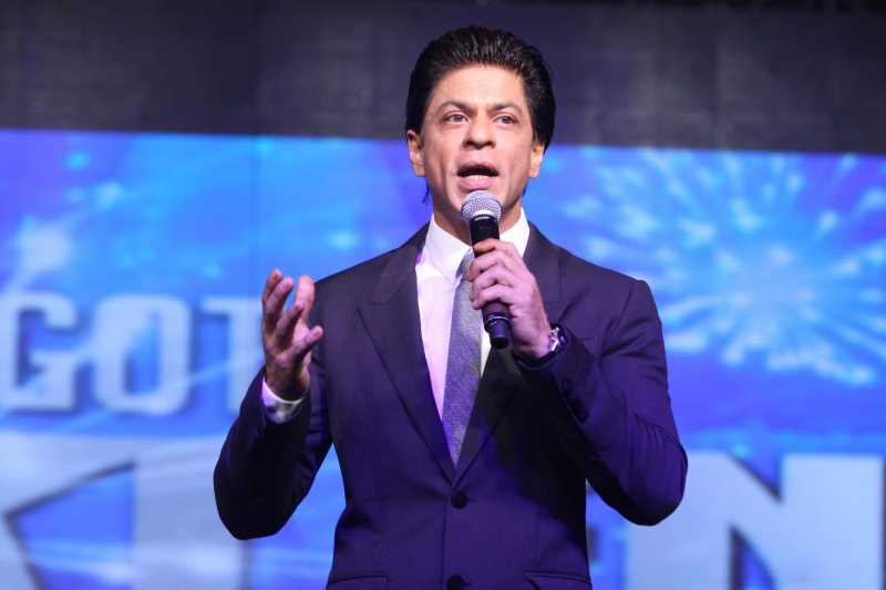 Actor Shahrukh Khan during the announcement of a new television show Got Talent World Stage Live in Mumbai, on August 1, 2014. The show will be hosted by Shahrukh and will be telecast on Colors channel. (Photo: IANS)