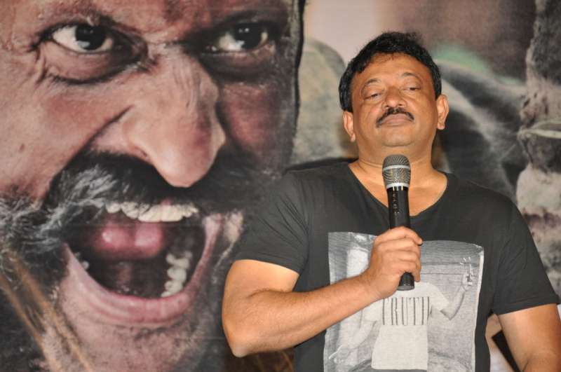 Ram Gopal Varma during a film launch