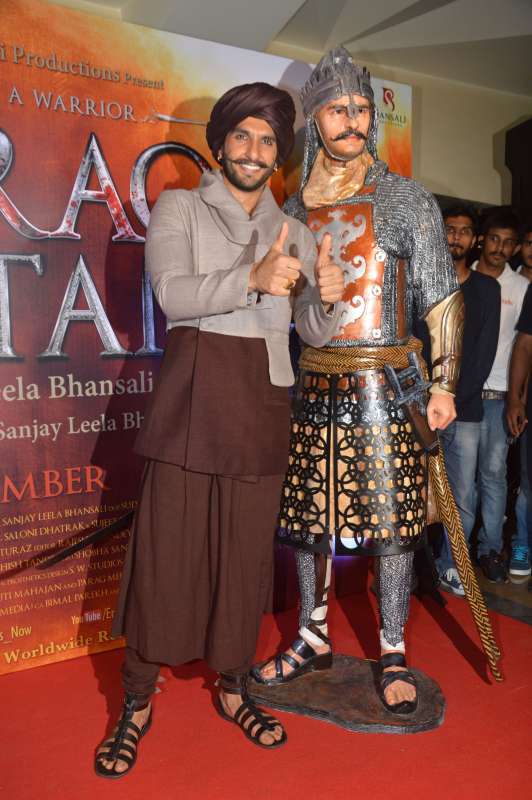 Ranveer Singh at Blazing Bajirao Launch