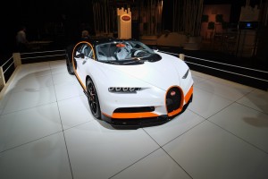 BRUSSELS, Jan. 9, 2020 (Xinhua) -- Photo taken on Jan. 8, 2020 shows a Bugatti Chiron Sport car at the "Dream Cars" salon of the 98th Brussels Motor Show in Brussels, Belgium. The 98th Brussels Motor Show will open to the public from Jan. 10 to 19. About 40 luxury cars are displayed at the "Dream Cars" salon during the motor show. (Xinhua/Zhang Cheng/IANS)