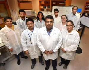 Indian-origin team of researchers led by Dr Ravindra Kolhe at the Medical College of Georgiaâs Department of Pathology, Augusta University. (Photo Courtesy: Phil Jones, Augusta University)