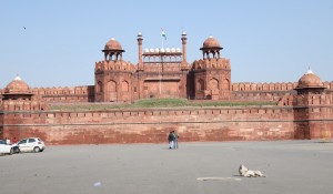 New Delhi: The Red Fort bears a deserted look after it was closed on Government orders as a measure to contain COVID-19 (coronavirus), in New Delhi on March 17, 2020. (Photo: IANS)