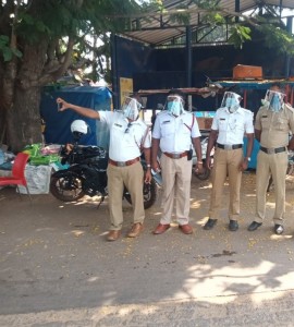 Anti-contagion face shields have been issued to all policemen at the frontline having highest risk of exposure to Coronavirus, said Mangaluru Police Commissioner P. S. Harsha.